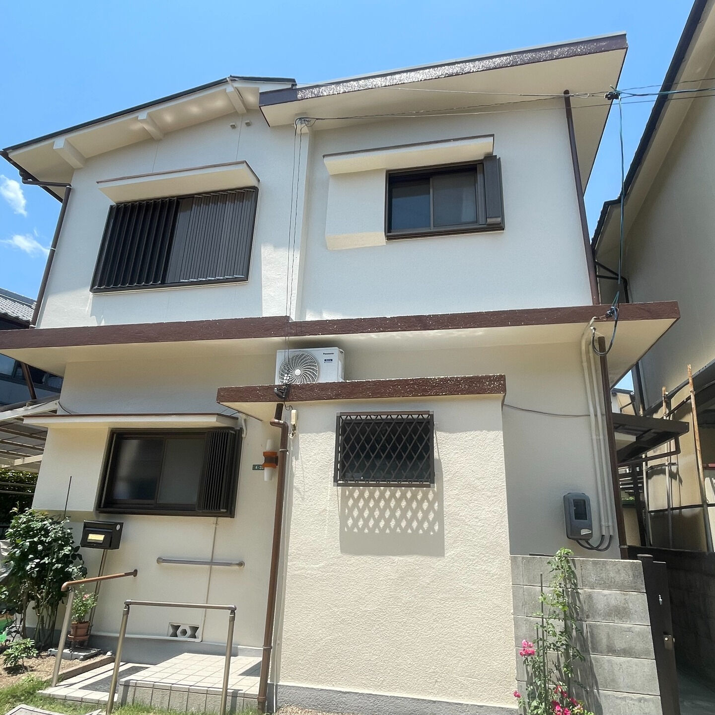 廿日市市にて素敵なご縁を頂き外壁塗装を行いました